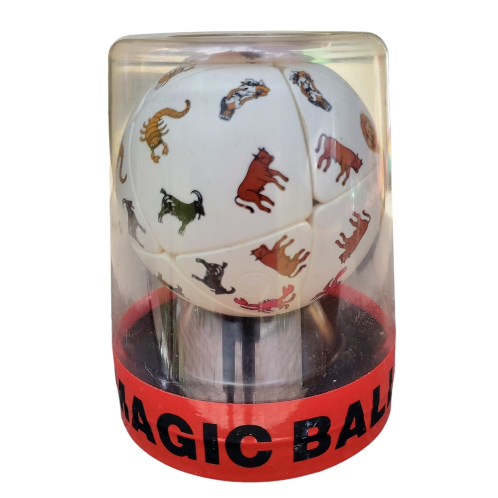 Zodiac puzzle ball Rare vintage - Picture 7 of 10